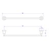 2040SLM Toalheiro Barra Slim 50cm Cromado Deca Tcnicojpg