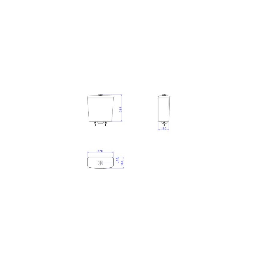 CDC17 Caixa Acoplada com Acionamento Duo Branca Deca Izy Conforto Tcnicojpg