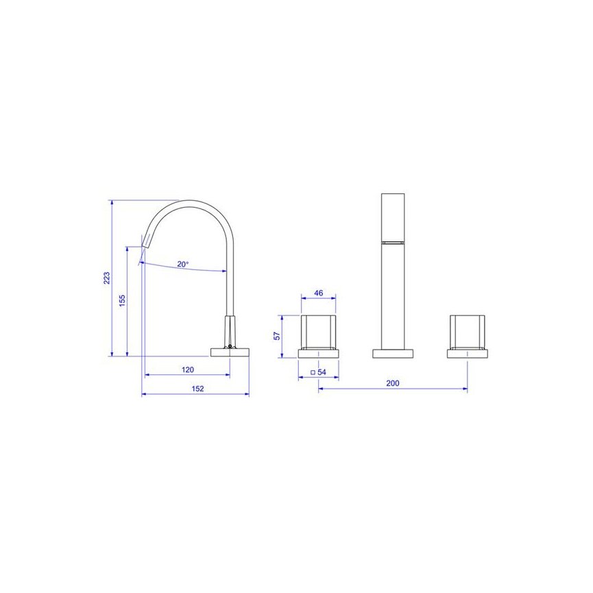 1877 Misturador de Mesa Para Lavatrio Polo Cromado Deca Tcnicojpg