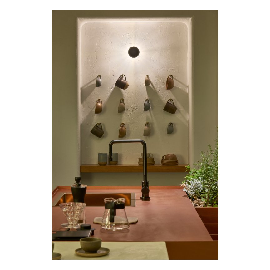 2270 bl72 mt monocomando para cozinha mesa bica movel spin black matte deca ambiente