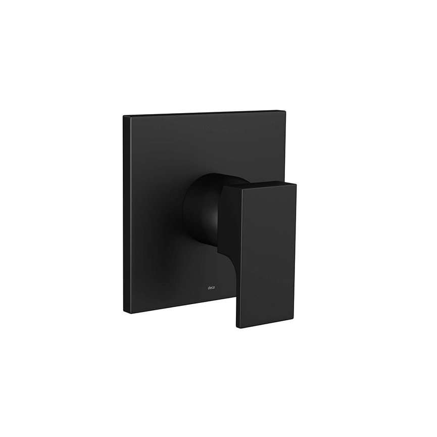 4993 bl90 act no acabamento para base monocomando de ducha higienica unic black noir deca