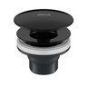 1601CLINO Vlvula de Escoamento para Lavatrio e Bid Clic Black Noir Decajpg