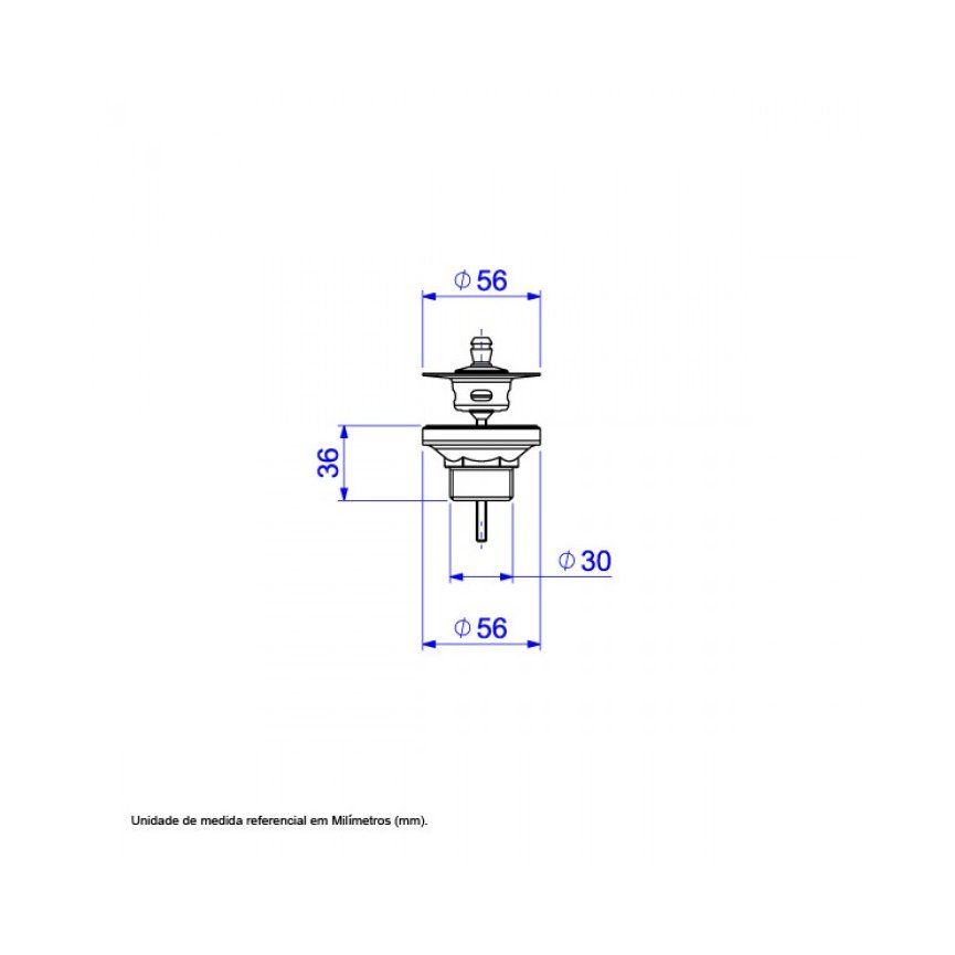 1602 Vlvula de Escoamento para Lavatrio Cromada Deca Tcnicojpg
