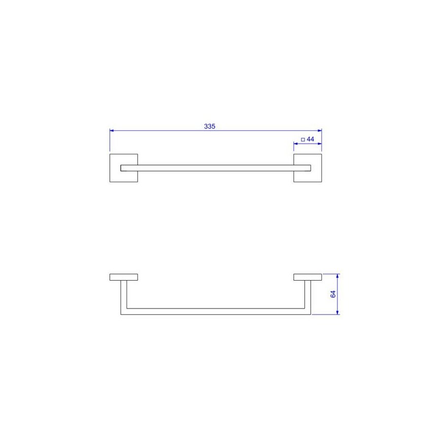2040030CLN Porta toalha barra 30cm Clean Deca Tcnicojpg