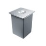 Lixeira Quadrada de Embutir Ao Inox 10L Franke 13546