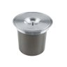 lixeira redonda de embutir em aco inox 5l franke 16168
