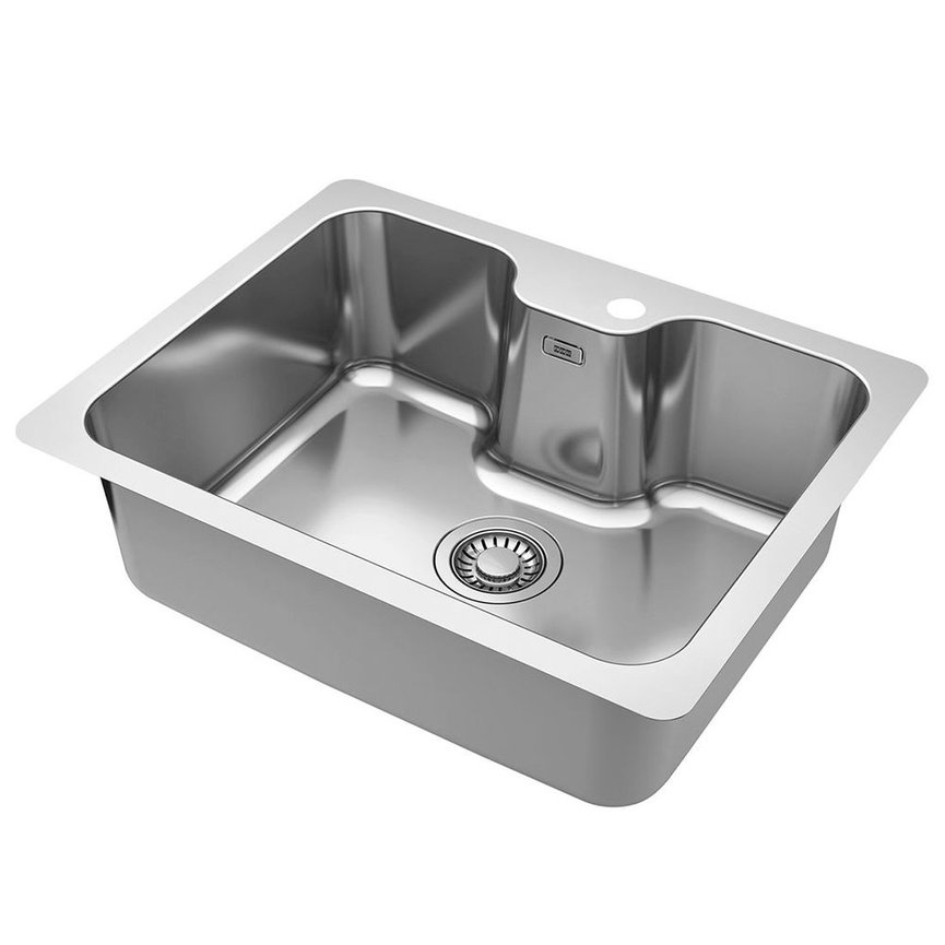 16096 cuba de embutir retangular bell aco inox franke