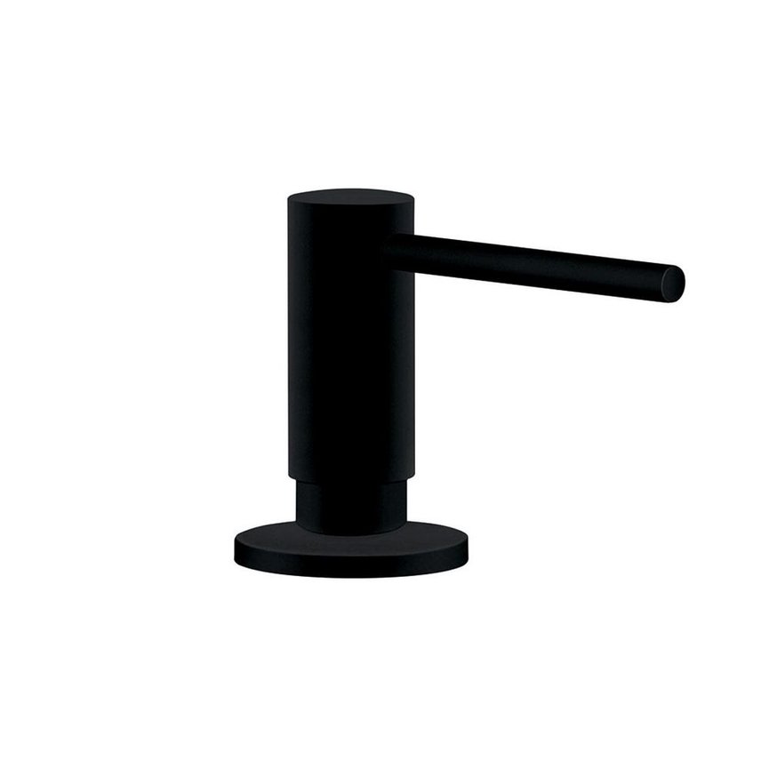 16592 dosador de sabao de embutir e sobrepor black matte franke