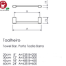 Porta Toalha Omega Crismoe Tcnico PARA TODOS OS TAMANHOS