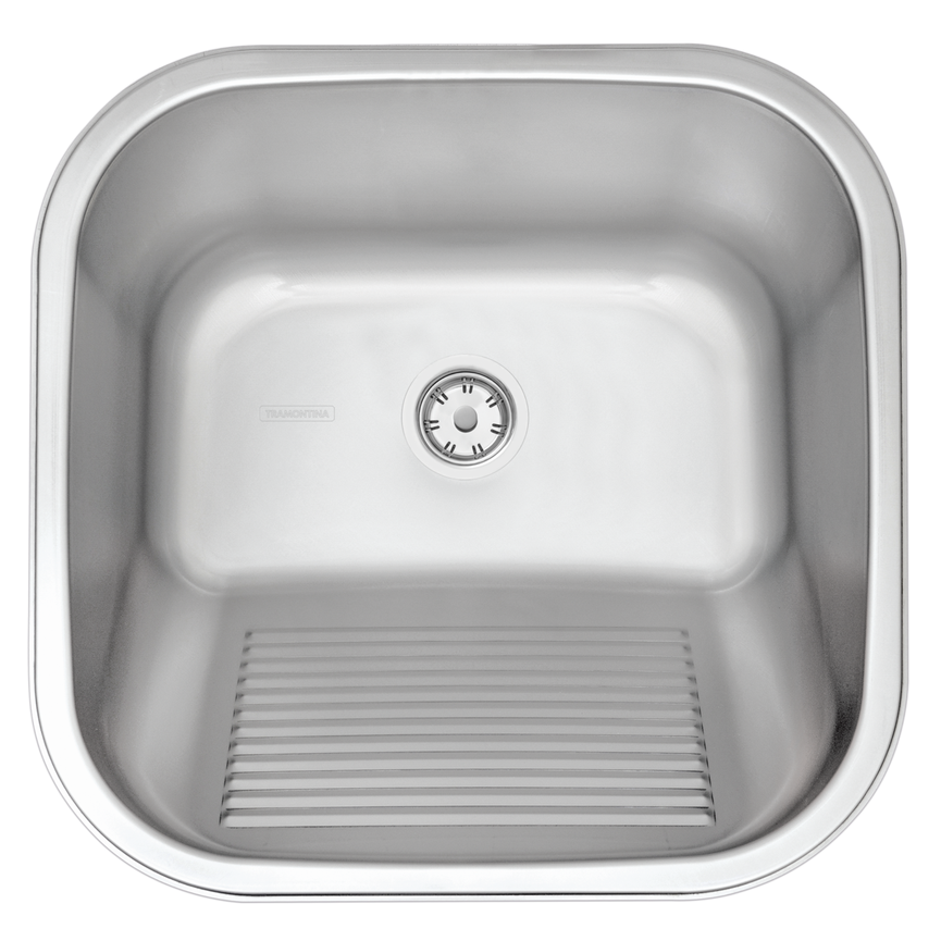 94403107 Tanque de Encaixe Tramontina Hera 25 L em Ao Inox Acetinado 40x40 cm
