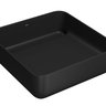 l 11040 vo 94 cuba de apoio quadrada com valvula oculta 40cm ebano fosco deca