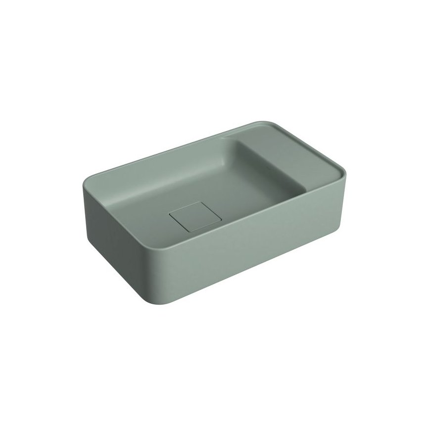 l 43050 md 48 cuba retangular suspensa com mesa 50cm pistache deca