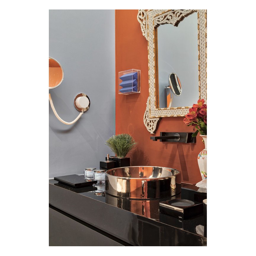 1878 bl87 mt misturador de parede para lavatorio black matte deca dream ambiente