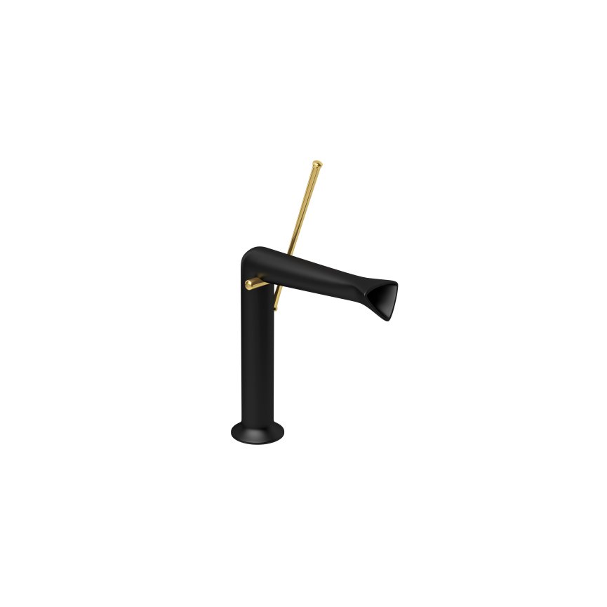 1189 bl100 gl torneira para lavatorio jader almeida preta com dourado deca