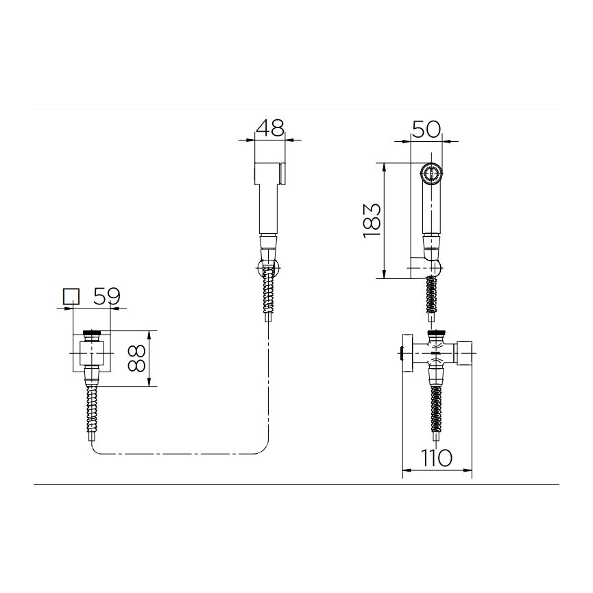 931006 ducha higienica com registro e derivacao minima tecnico