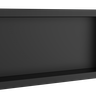 nicho para banheiro de embutir 30x60 gloss preto vulcano arquitech 018301007